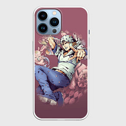 Чехол для iPhone 14 Pro Max JoJo, цвет: 3D-белый