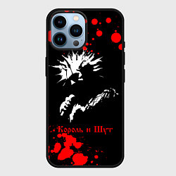 Чехол для iPhone 14 Pro Max КОРОЛЬ И ШУТ, цвет: 3D-черный