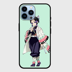 Чехол для iPhone 14 Pro Max Шинобу Кочо, Столб Насекомого, цвет: 3D-черный