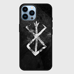 Чехол для iPhone 14 Pro Max BERSERK LOGO GRUNGE, цвет: 3D-черный