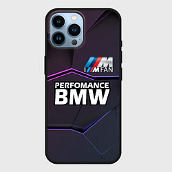 Чехол для iPhone 14 Pro Max BMW Perfomance, цвет: 3D-черный