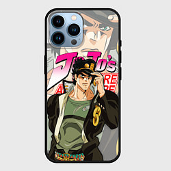 Чехол для iPhone 14 Pro Max JOJO BIZARRE ADVENTURE ДЖОДЖО, цвет: 3D-черный