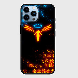Чехол для iPhone 14 Pro Max ОГНЕННЫЙ WALHALLA TEAM TOKYO REVENGERS, цвет: 3D-черный