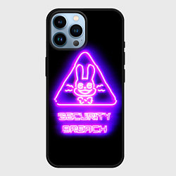 Чехол для iPhone 14 Pro Max Five Nights at Freddys: Security Breach логотип, цвет: 3D-черный