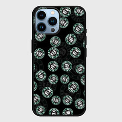 Чехол для iPhone 14 Pro Max Seattle grunge эмблемы, цвет: 3D-черный