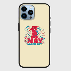 Чехол для iPhone 14 Pro Max 1 мая - праздник труда, цвет: 3D-черный