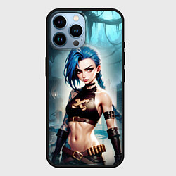 Чехол для iPhone 14 Pro Max Jinx arcane League of legends, цвет: 3D-черный
