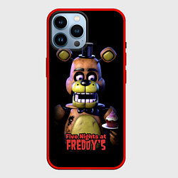 Чехол для iPhone 14 Pro Max Five Nights at Freddy, цвет: 3D-красный