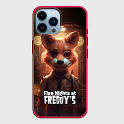 Чехол для iPhone 14 Pro Max Мангл Фнаф, цвет: 3D-малиновый
