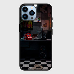 Чехол для iPhone 14 Pro Max FNAF комната, цвет: 3D-черный