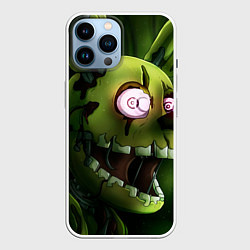 Чехол для iPhone 14 Pro Max Спрингтрап в атаке, цвет: 3D-белый