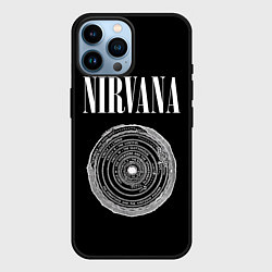 Чехол для iPhone 14 Pro Max Nirvana Inferno, цвет: 3D-черный