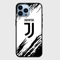 Чехол для iPhone 14 Pro Max Juventus краски, цвет: 3D-черный