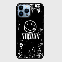 Чехол для iPhone 14 Pro Max Nirvana teddy, цвет: 3D-черный