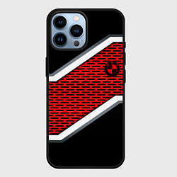Чехол для iPhone 14 Pro Max BMW geometry avto, цвет: 3D-черный