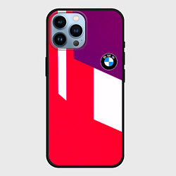 Чехол для iPhone 14 Pro Max BMW geometry sport, цвет: 3D-черный