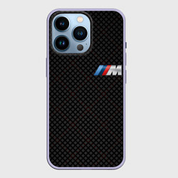 Чехол для iPhone 14 Pro BMW M: Dark Side, цвет: 3D-светло-сиреневый