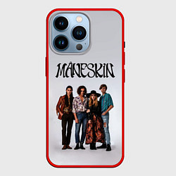 Чехол для iPhone 14 Pro Maneskin, цвет: 3D-красный
