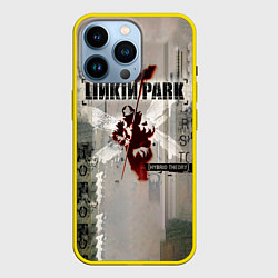 Чехол для iPhone 14 Pro Hybrid Theory Live Around The World - Linkin Park, цвет: 3D-желтый