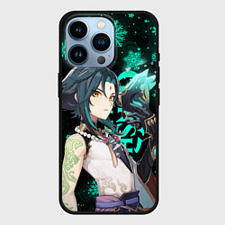 Чехол для iPhone 14 Pro GENSHIN IMPACT СЯО НОВОГОДНИЙ, цвет: 3D-черный