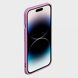 Чехол для iPhone 14 Pro Noize mc брызги, цвет: 3D-сиреневый — фото 2