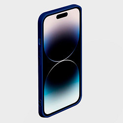 Чехол для iPhone 14 Pro Неоновый коктейль - Розовый, цвет: 3D-тёмно-синий — фото 2