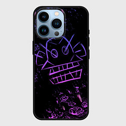 Чехол для iPhone 14 Pro League Of Legends неон - Arcane neon, цвет: 3D-черный