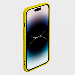 Чехол для iPhone 14 Pro Милый кролик на снегу, цвет: 3D-желтый — фото 2