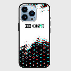 Чехол для iPhone 14 Pro PUBG game steel, цвет: 3D-черный