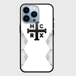 Чехол для iPhone 14 Pro My Chemical Romance white poly, цвет: 3D-черный