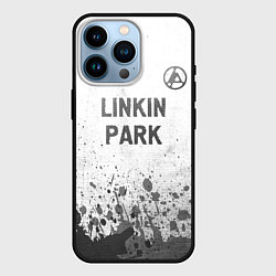 Чехол для iPhone 14 Pro Linkin Park 2024 - white gradient посередине, цвет: 3D-черный