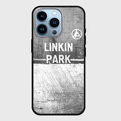 Чехол для iPhone 14 Pro Linkin Park 2024 - grey gradient посередине, цвет: 3D-черный