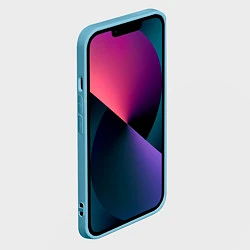 Чехол для iPhone 14 BMW, цвет: 3D-голубой — фото 2