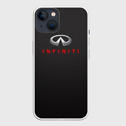 Чехол для iPhone 14 Infinity спорт, цвет: 3D-белый