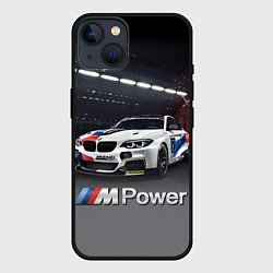 Чехол для iPhone 14 BMW M 240 i Racing - Motorsport - M Power, цвет: 3D-черный