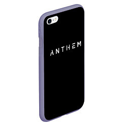 Чехол iPhone 6/6S Plus матовый ANTHEM: Black Style цвета 3D-серый — фото 2