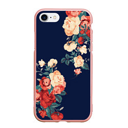 Чехол iPhone 7/8 матовый Fashion flowers