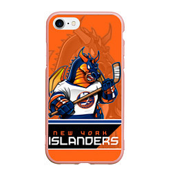 Чехол iPhone 7/8 матовый New York Islanders