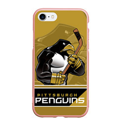 Чехол iPhone 7/8 матовый Pittsburgh Penguins