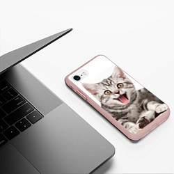 Чехол iPhone 7/8 матовый Милашка, цвет: 3D-светло-розовый — фото 2
