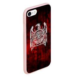 Чехол iPhone 7/8 матовый Slayer: Blooded Eagle, цвет: 3D-светло-розовый — фото 2