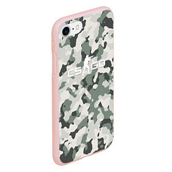 Чехол iPhone 7/8 матовый CS GO: White Forest, цвет: 3D-светло-розовый — фото 2