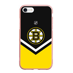 Чехол iPhone 7/8 матовый NHL: Boston Bruins