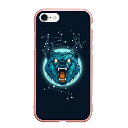 Чехол iPhone 7/8 матовый Космический медведь