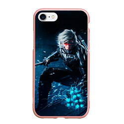 Чехол iPhone 7/8 матовый Metal gear solid 4, цвет: 3D-светло-розовый