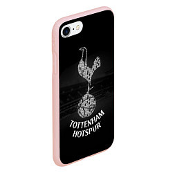 Чехол iPhone 7/8 матовый Tottenham Hotspur, цвет: 3D-светло-розовый — фото 2