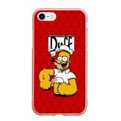 Чехол iPhone 7/8 матовый Duff Beer