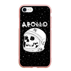 Чехол iPhone 7/8 матовый Apollo, цвет: 3D-светло-розовый