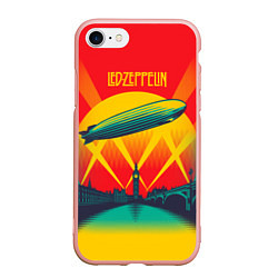 Чехол iPhone 7/8 матовый Led Zeppelin: Hindenburg