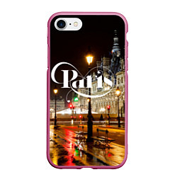 Чехол iPhone 7/8 матовый Night Paris